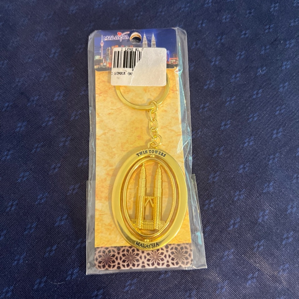 Malaysia Petronas Twin Towers Relief Schlüsselanhänger Keychain